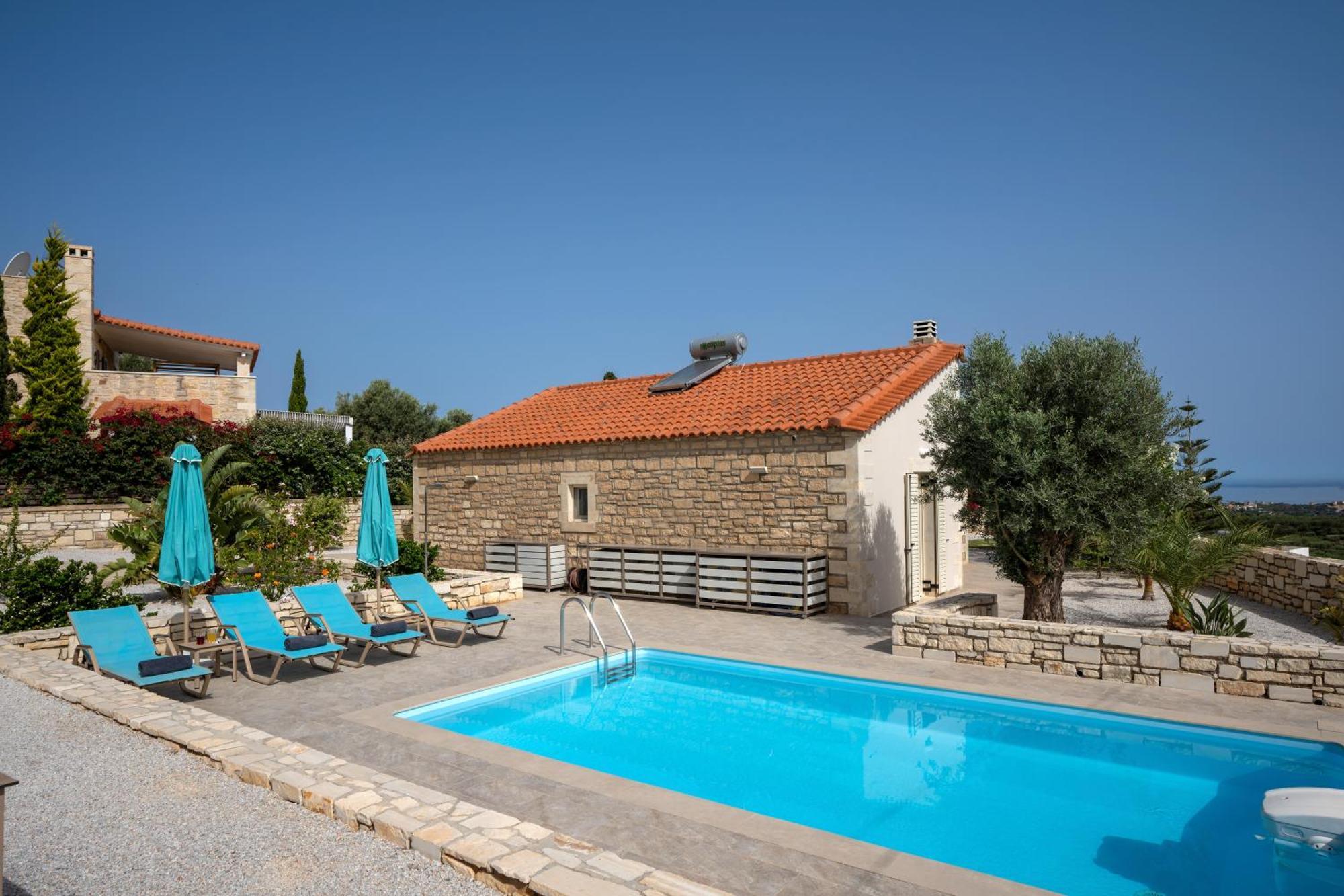 Erfoi Villa Vasiliki Private Pool מראה חיצוני תמונה